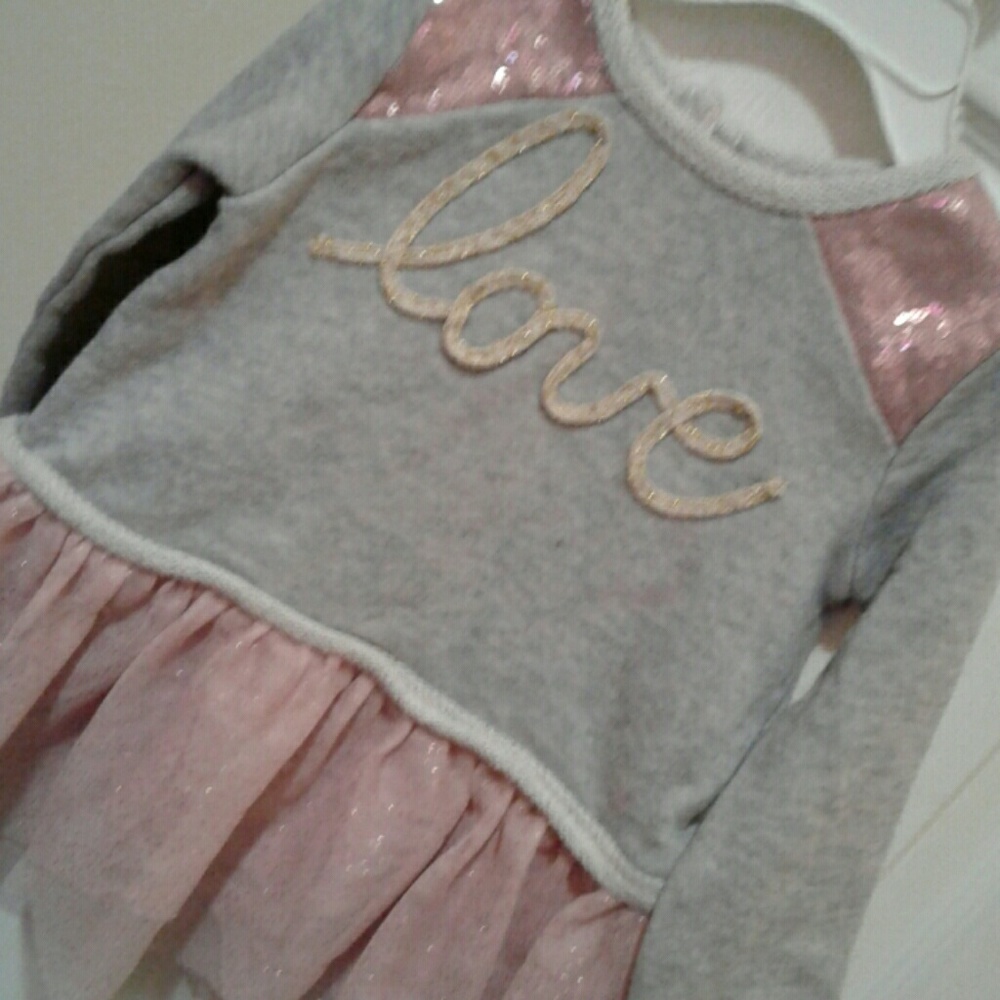 Dress with frill